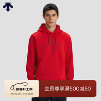 DESCENTE迪桑特ESSENTIAL系列男士连帽卫衣早春新品
