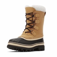 SOREL 女式 Caribou 雪地靴 中筒 Caribou 休闲 防水 Buff 尺码5