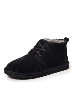 移动专享：UGG 男性 切尔西靴 Black 尺码10