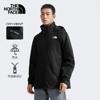 THE NORTH FACE 北面 25春夏冲锋衣户外男款防泼水耐磨可收纳帽子夹克外套8EXR JK3 M