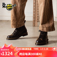马丁（马汀博士 Dr.Martens）Church英伦男女秋舒适猴脸悟空光面皮黑短靴马丁靴城市轻户外 黑色 36