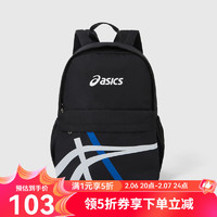 ASICS 亚瑟士 儿童减负书包牛津布双肩包 9000黑色 均码