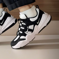 NIKE 耐克 Air Monarch 4 White Navy 男子训练鞋 415445-102 白银 39