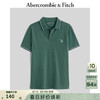 ABERCROMBIE & FITCH男装春秋经典小麋鹿美式复古通勤基础短袖POLO衫KI124-3068 绿色 S (175/92A)