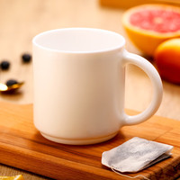 乐美雅（Luminarc）乐美雅钢化玻璃杯耐热把杯水杯咖啡马克杯子泡茶微波炉加热牛奶杯 耐热把杯钢化玻璃 340ml 1只