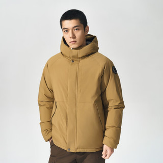 北极狐（FJALLRAVEN）男士白鹅绒羽绒服 2024新款户外保暖鹅绒服 232荞麦色 S A