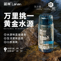 蓝岸新长白山天然矿泉水低氘弱碱性冰川蓝饮用水8箱96瓶 8箱96瓶【商务接待小瓶装】