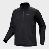 始祖鸟（ARC’TERYX） Gamma jacket 夹克 男轻型防风软壳夹克立领防风衣秋冬 X7485黑色（保税） S（55-68kg）