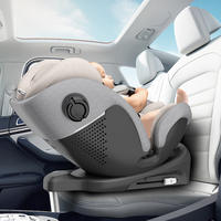 贝婴适 beingse 儿童安全座椅 0-12岁 高雅灰