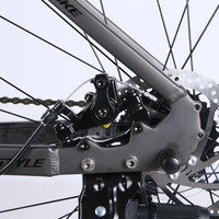 喜德盛（xds）青少年山地车中国风21速变速碟刹铝合金车减震前叉单车通用车 26寸16深灰黑160-180 21速