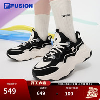 FILA FUSION 斐乐官方潮牌女鞋帆布鞋BUBBLE运动鞋2024休闲厚底潮鞋