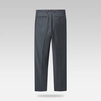 HLA海澜之家西裤男商务通勤字母绣花挺括有型休闲裤子男HKXAD1Y005A 抗菌防螨-中灰05 38 180/96A 181~190斤