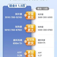 美的 酷金2代空调大1.5匹一级变频空调冷暖家用挂机