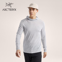 ARC'TERYX 始祖鸟 IONIA MERINO WOOL HOODY 舒适 男子 羊毛长袖T恤 SOLITUDE HEATHER/隐秘灰 S