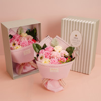 壹心久久 香皂玫瑰花束向日葵礼盒情人节礼物送女友生日礼物女生老婆表白