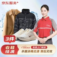 京东洗衣 洗衣服务 衣鞋任洗3件