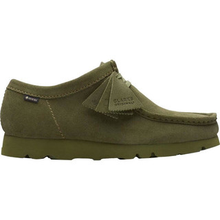 Clarks其乐男鞋 Wallabee GTX 防滑防水舒适透气时尚男士休闲鞋 Loden Green 44.5