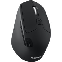 罗技 logitech M720 2.4G蓝牙 优联 双模无线鼠标 1000DPI 黑色