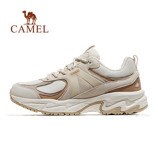 骆驼（CAMEL）2024秋季户外登山徒步女鞋防滑爬山运动鞋 F24C693624 米色36