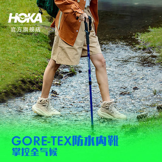 HOKA ONE ONE【李现同款】女款冬季卡哈2防水中帮徒步鞋KAHA 2 GTX户外 黑色 / 黑色 36