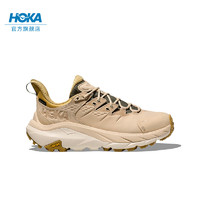 HOKA ONE ONE【李现同款】女款冬季卡哈2防水低帮徒步鞋KAHA 2 LOW GTX户外 橡木色/石膏白 38