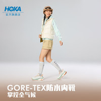 HOKA ONE ONE【李现同款】女款冬季卡哈2防水低帮徒步鞋KAHA 2 LOW GTX户外 牛津黄/沙色 40