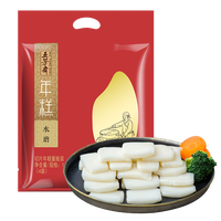 五芳斋 WU FANG ZHAI 年糕切片400克*4量贩装 白年糕条火锅料理食材水磨糯米年糕1600g 切片年糕1600g