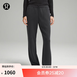 lululemon丨Softstreme™ 女士高腰长裤 *常规款 LW5GBHS 黑色 线上专售 XS /4