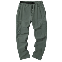 Jack Wolfskin狼爪裤子男秋冬户外城市运动宽松防泼水休闲软壳长裤 4136/石坂绿