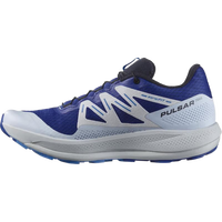 萨洛蒙（Salomon）男鞋 PULSAR TRAIL系列户外运动舒适稳定透气抓地徒步越野跑鞋 L47306200 珍珠白/伊维萨蓝 【40】英码6.5码