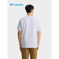 Columbia哥伦比亚2025春夏户外短袖男吸湿透气圆领运动半袖T恤XE9502 100 M （175/96A）