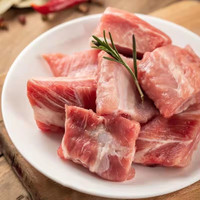 白荡里农家土猪排骨粒切块带脊骨通排红烧食材土猪冷冻 土猪排骨2斤