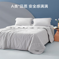 罗莱生活 LUOLAI 罗莱生活 LUOLAI  W-缅柔A类抗菌纤维水洗夏被 【A类抗菌+可水洗】缅柔灰 200*230cm