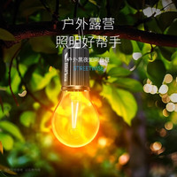 SMILING SHARK微笑鲨TypeC充电led灯泡停电应急USB移动超亮户外夜市摆摊露营灯充电灯 100毫安-多功能【COB-充电灯泡】 +