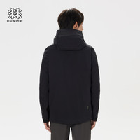 /可隆 KOLON SPORT防水冲锋衣 胡歌同款 男士X-MENT GTX PRO防风透湿夹克外套 LHGJ5SN011-BK 黑色 4XL 190/112B
