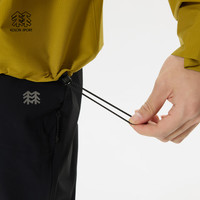 /可隆 KOLON SPORT防水冲锋衣 胡歌同款 男士X-MENT GTX PRO防风透湿夹克外套 LHGJ5SN011-CA 驼色 M 170/92A