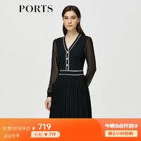 宝姿 PORTS 女装优雅气质修身连衣裙 ALM9K202NKW008