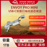OTHER WORLD COMPUTING OWC Envoy Pro mini双接口超便携固态硬盘 袖珍拇指双接口1TB