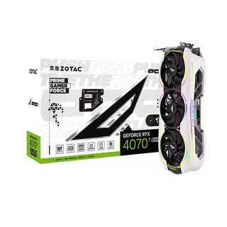 索泰 GeForce RTX 4070Ti SUPER PGF DLSS 3电脑主机游戏独立显卡