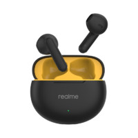 realme Buds T01 13mm 低音大动圈 28 小时超长续航 AI ENC 通话降噪 通用苹果安卓小米手机 黑色