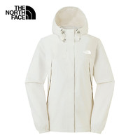 THE NORTH FACE 北面 冲锋衣女户外防泼透气8DFA 米白色/QLI M