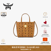 MCM Toni Visetos系列 女士购物袋 MWPAATN04CO001 干邑色 迷你