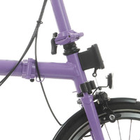 BROMPTON小布折叠自行车C Line Explore 6速超轻便携城市通勤男女单车 丁香紫Pop Lilac Mid