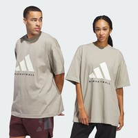 adidas 阿迪达斯 篮球系列 男女通用短袖T恤 2025Feb-KPS23-HL