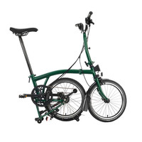 BROMPTON小布折叠自行车C Line Explore 6速超轻便携城市通勤男女单车 竞速绿Racing Green Mid