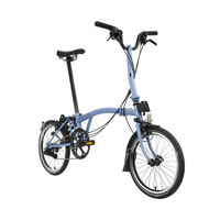 BROMPTON小布折叠自行车C Line Explore 6速超轻便携城市通勤男女单车 云蓝色 Low