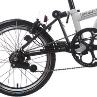 BROMPTON小布折叠自行车C Line Explore 6速超轻便携城市通勤男女单车 纸白Racing Green Low