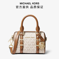 迈克·科尔斯 MICHAEL KORS Bedford老花斜挎单肩波士顿包