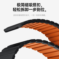 品胜【一件】适用于苹果手表表带apple iwatch磁吸表带ultra2/S10/9/8/7/6/SE 液态磁吸回环式·青蓝【38/40/41MM】