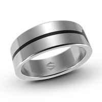 黑鲨 魔戒超薄智能戒指睡眠血氧心率体温监测指环运动月光银12号